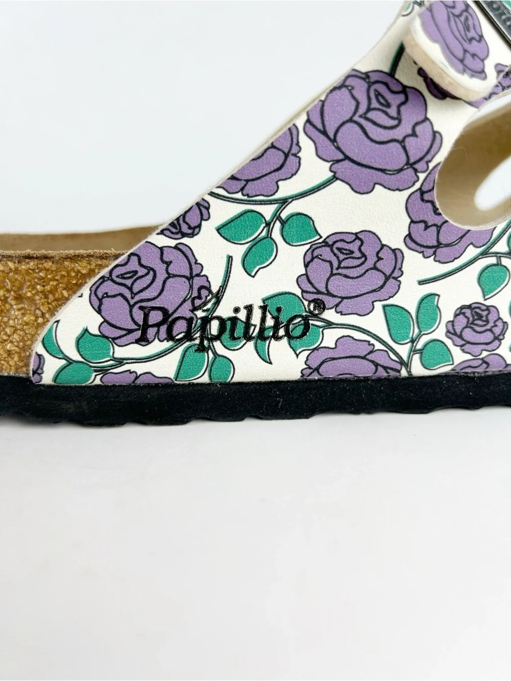 Birkenstock Papillio Florida Purple Rose Birko-Flor Three Strap Sandal EU 41 - Picture 9 of 13